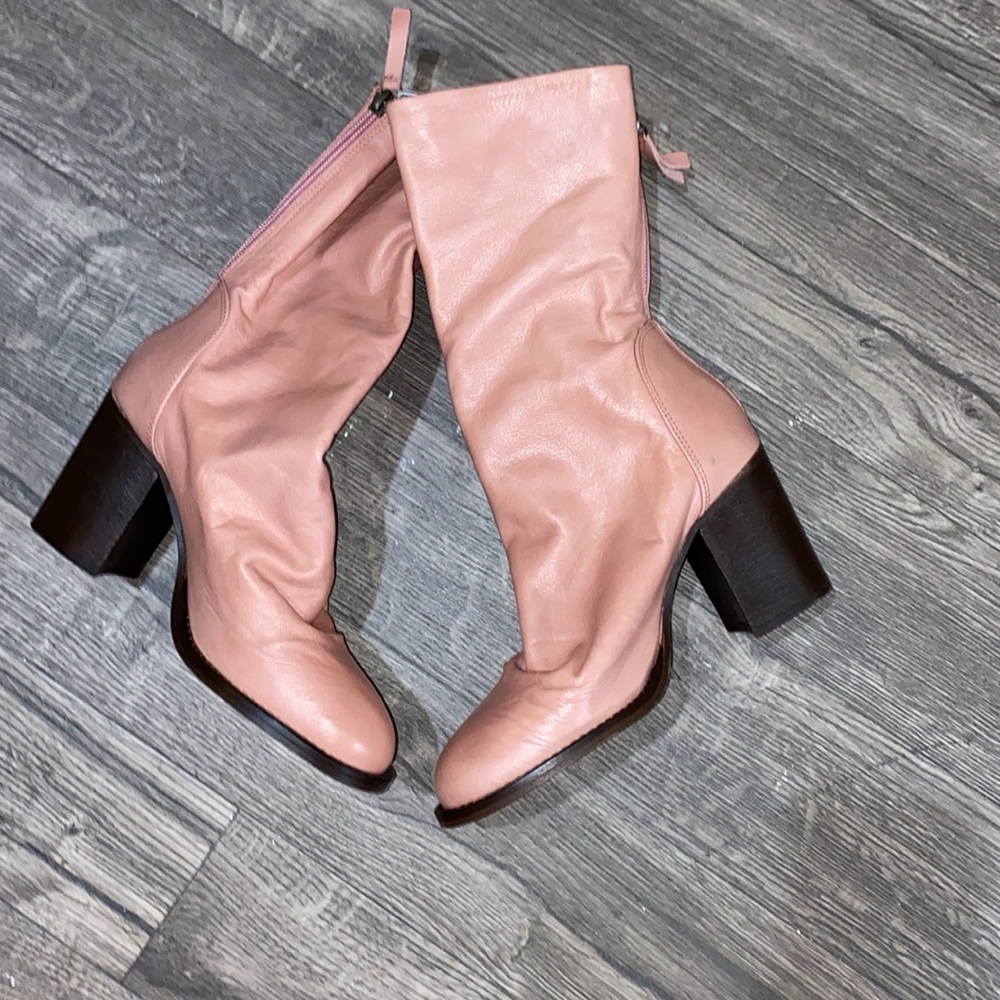 Free People Pink Heeled Boots - Picture 10 of 12